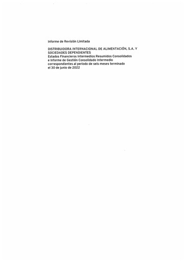 Thumbnail (DIA) Distribuidora Internacional de Alimentación Half-year Report 2022-h1