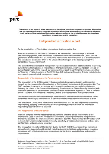 Thumbnail (DIA) Distribuidora Internacional de Alimentación Sustainability Report 2021