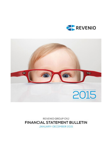 Thumbnail Revenio Financial Report 2015