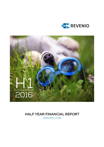 Thumbnail Revenio Half-year Report 2016-h1