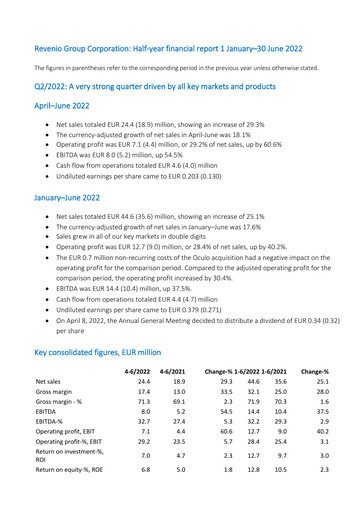 Thumbnail Revenio Half-year Report 2022-h1