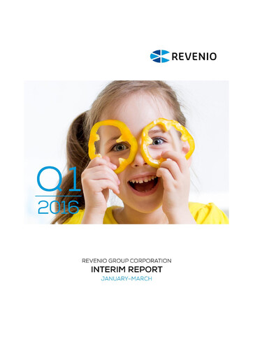 Thumbnail Revenio Quarterly Report 2016-q1