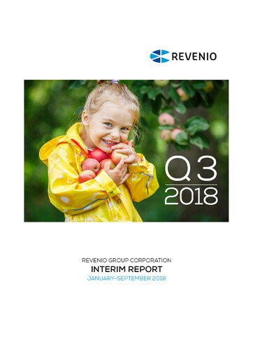 Thumbnail Revenio Quarterly Report 2018-q3