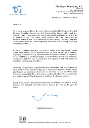 Thumbnail Técnicas Reunidas Annual Report 2015