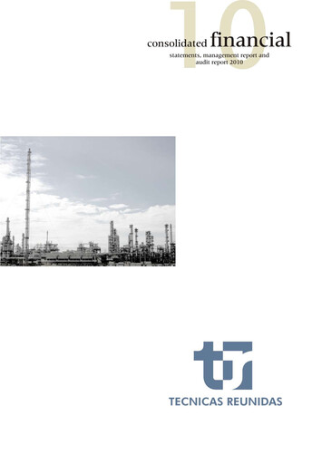 Thumbnail Técnicas Reunidas Financial Statement 2010