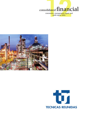Thumbnail Técnicas Reunidas Financial Statement 2012