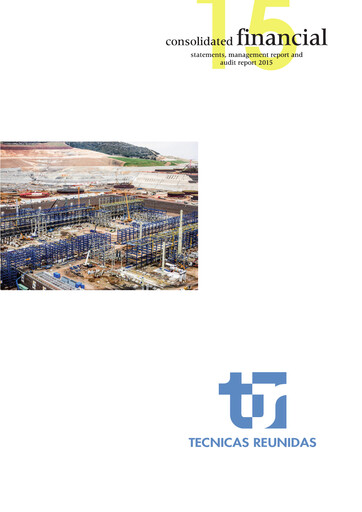 Thumbnail Técnicas Reunidas Financial Statement 2015
