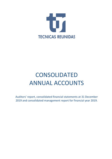 Thumbnail Técnicas Reunidas Financial Statement 2019