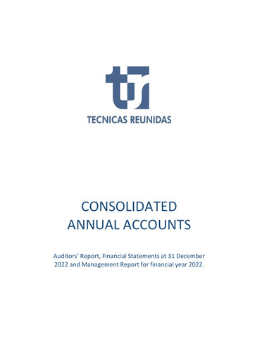 Thumbnail Técnicas Reunidas Financial Statement 2022