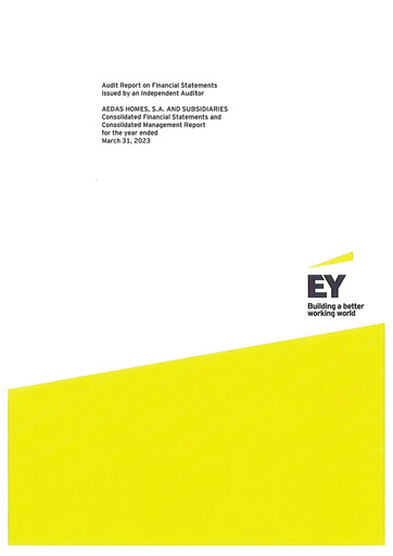 Thumbnail Aedas Homes Financial Statement fy2023