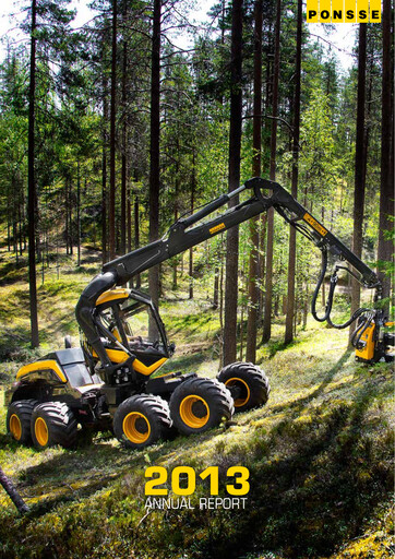 Thumbnail Ponsse Annual Report 2013