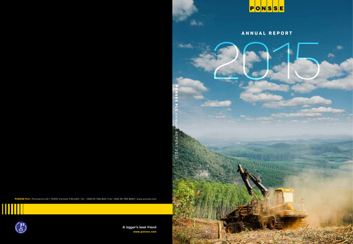 Thumbnail Ponsse Annual Report 2015