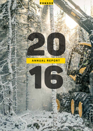 Thumbnail Ponsse Annual Report 2016