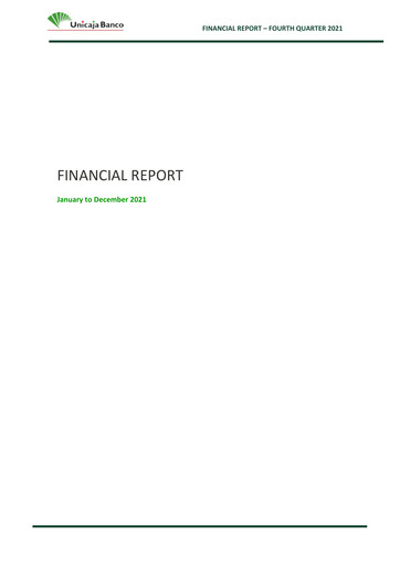 Thumbnail Unicaja Banco Financial Report 2021