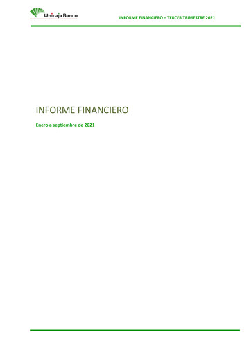 Thumbnail Unicaja Banco Quarterly Report 2021-q3