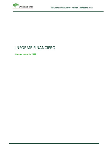 Thumbnail Unicaja Banco Quarterly Report 2022-q1