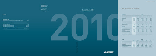 Vorschaubild OHB SE Jahresbericht 2010