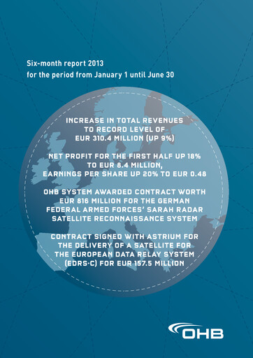 Thumbnail OHB SE Half-year Report 2013-h1