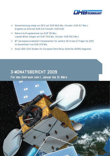 Vorschaubild OHB SE Quartalsbericht 2009-q1