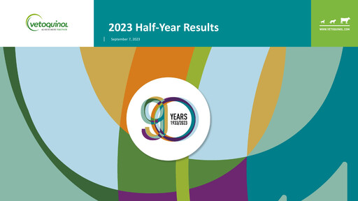 Thumbnail Vetoquinol Half-year Report 2023-h1