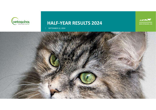 Thumbnail Vetoquinol Half-year Report 2024-h1