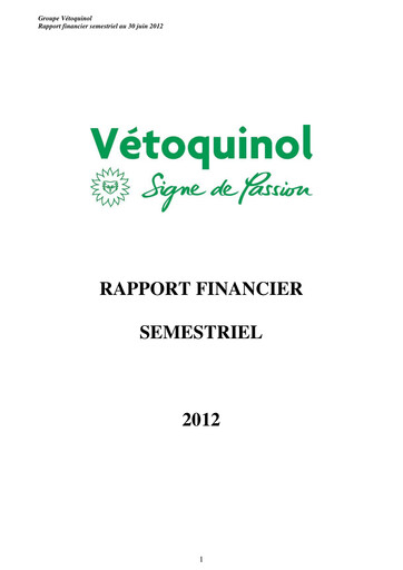 Thumbnail Vetoquinol Half-year Report 2012-h1