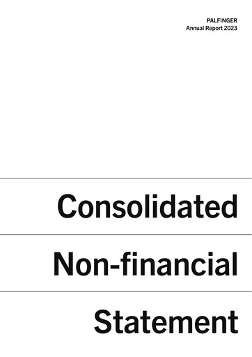 Thumbnail Palfinger ESG Report 2023