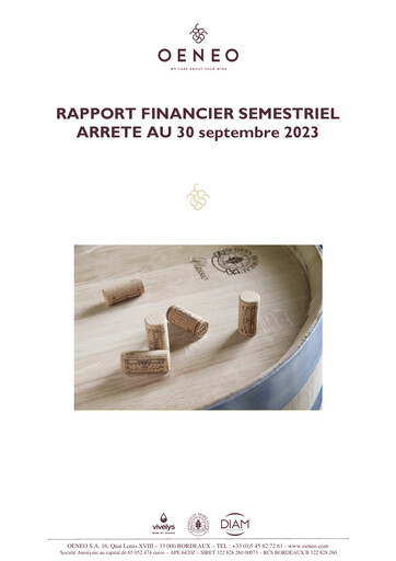 Thumbnail Oeneo Half-year Report 2023-2024