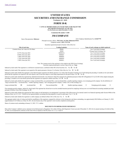Thumbnail 3M Annual Report 2021