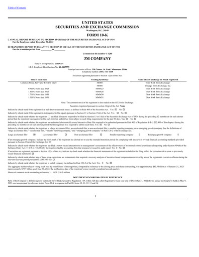 Thumbnail 3M Annual Report 2022