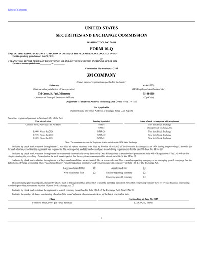 Thumbnail 3M Quarterly Report 2025-q2