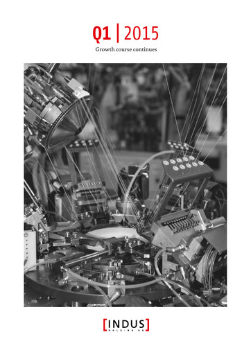 Thumbnail Indus Holding
 Quarterly Report 2015-q1