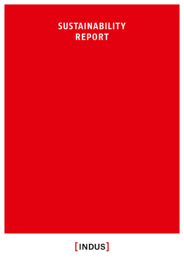 Thumbnail Indus Holding
 Sustainability Report 2018