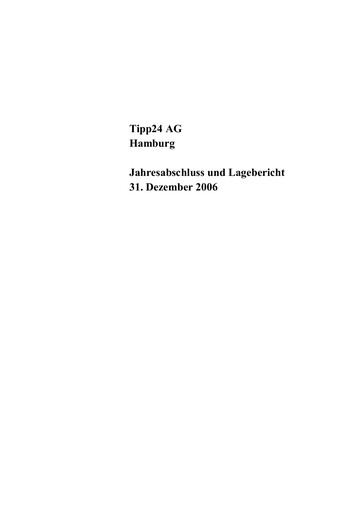 Thumbnail Zeal Network
 Financial Statement 2006