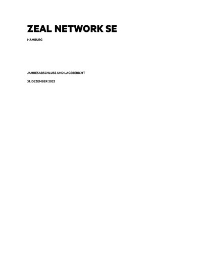 Thumbnail Zeal Network
 Financial Statement 2023