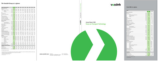 Thumbnail Vossloh AG Annual Report 2002