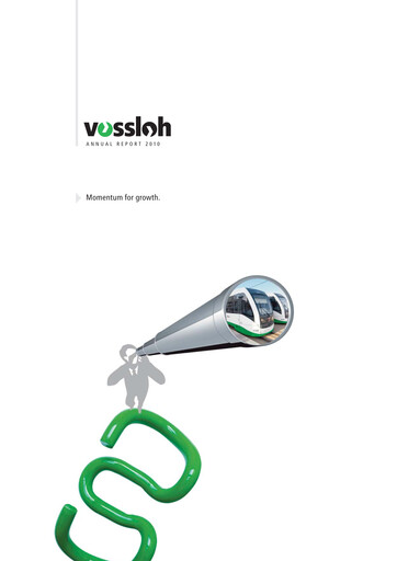 Thumbnail Vossloh AG Annual Report 2010