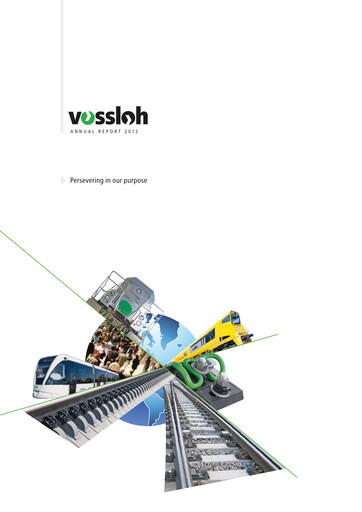 Thumbnail Vossloh AG Annual Report 2012