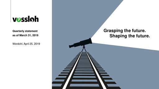 Thumbnail Vossloh AG Quarterly Report 2019-q1