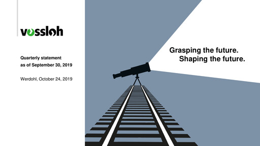 Thumbnail Vossloh AG Quarterly Report 2019-q3