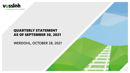 Thumbnail Vossloh AG Quarterly Report 2021-q3