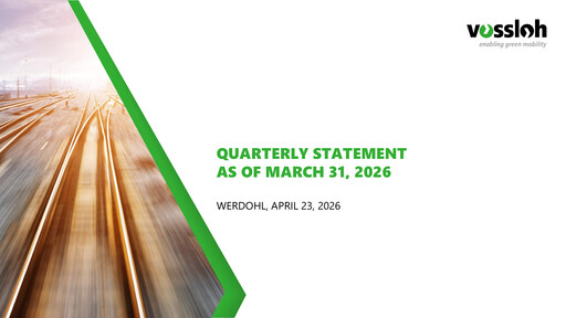 Thumbnail Vossloh AG Quarterly Report 2026-q1