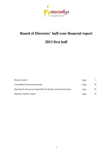 Thumbnail Mercialys Half-year Report 2013-h1