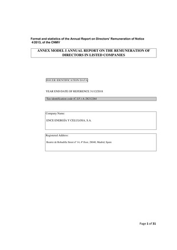 Thumbnail ENCE Energía y Celulosa Annual Report 2018