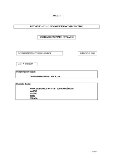 Thumbnail ENCE Energía y Celulosa Annual Report 2003