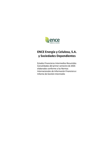 Thumbnail ENCE Energía y Celulosa Financial Statement 2026-h1