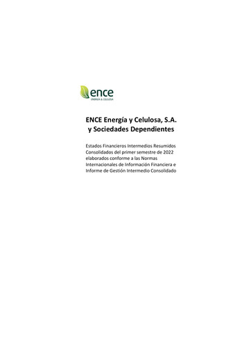 Thumbnail ENCE Energía y Celulosa Half-year Report 2022-h1