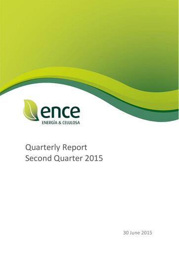 Thumbnail ENCE Energía y Celulosa Quarterly Report 2015-q2