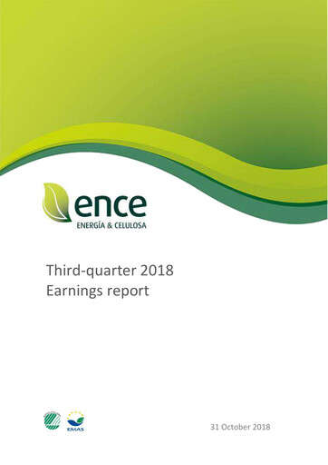Thumbnail ENCE Energía y Celulosa Quarterly Report 2018-q3