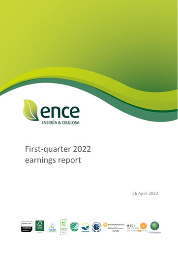 Thumbnail ENCE Energía y Celulosa Quarterly Report 2022-q1